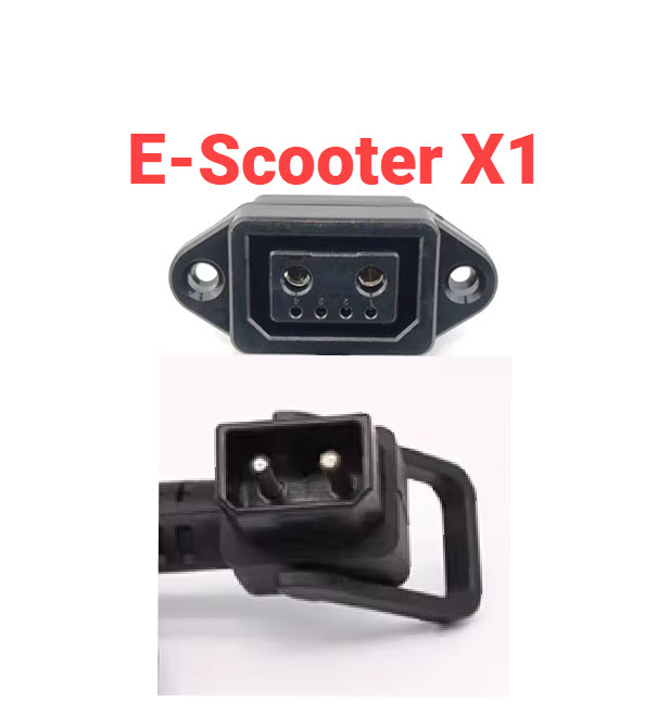 eScooter x1 Akku Anschluss Ladestecker